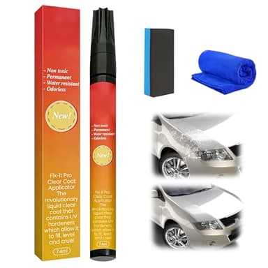 Stylo Retouche Voiture, 2026 Nouveau Anti Rayure Voiture Polymere, Stylo Peinture Voiture, Universel Anti Rayure pour Carrosserie Moto Car Scratch Remover Efface Rayure Profonde Voiture Pour Auto (1)