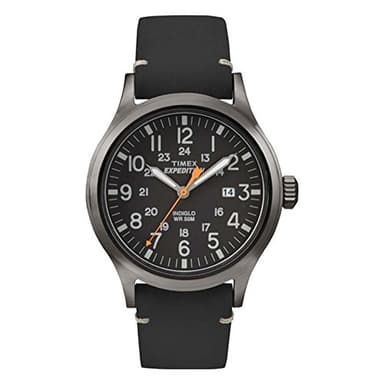 Timex Expedition Scout Montre pour homme avec bracelet en cuir 40 mm TW4B01900