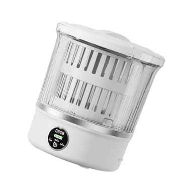 YIZITU Laveuse Portative À Économie D'énergie Batterie Intégrée pour sous-vêtements Chaussettes Essentiel De Voyage Silencieux Interfaces Adaptées Personnes Âgées Tasse À Linge Compacte