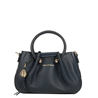 Ted Lapidus Petit sac à main format bourse bleu marine Gretel
