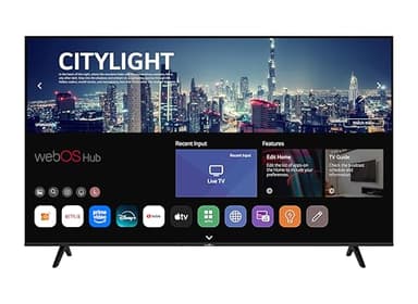 Smart Tech TV LED 4K UHD 65' (164 cm) Smart TV Web OS-65UW02K- Molotov, Netflix, Prime Video, Disney+ - 3xHDMI - 2xUSB - MEMC- Dolby Audio