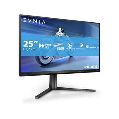 Philips Evnia 25M2N5200U - Moniteur de Jeu Full HD 25 Pouces, 360 Hz, 1 ms, FreeSync Premium, HDR400 (1920x1080, 2X HDMI 2.0, 1x DisplayPort 1.4, Hub USB) Noir