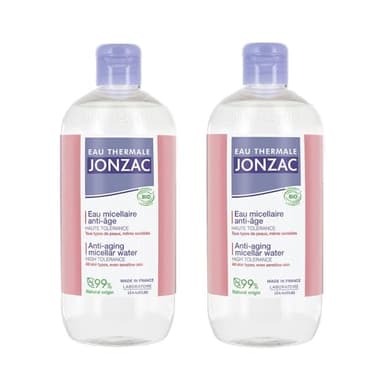 Eau de Jonzac Sublimactive Eau Micellaire Anti-Âge Lot de 2 x 500 ml