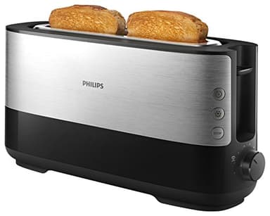 Philips HD2692/90 Grille-Pain Daily Métal Fente Ultra Large 1030W Bouton Éjection Tiroir Ramasse-Miettes
