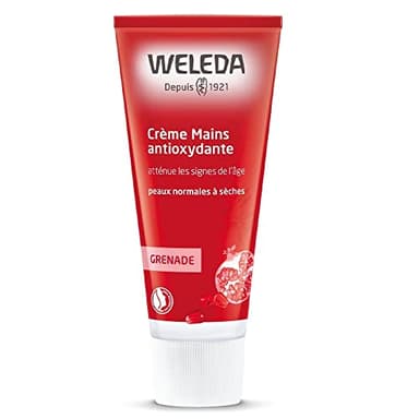 WELEDA - Crème Mains antioxydante à la Grenade - Active le renouvellement cellulaire, action anti-oxydante - NATRUE* - 50 ml