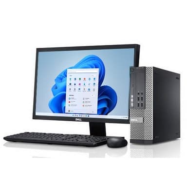 Générique Ordinateur de Bureau Rapide, Quad Core i5, 16 Go RAM, 240 Go SSD, Windows 11 Pro, Wi-FI, Moniteur LCD 22'' VGA HD, Clavier et Souris, Certifié Remis à Neuf, Open Office 2025,(Reconditionné)