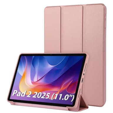 Simpeak Coque Compatible pour Xiaomi Redmi Pad 2 11.0" 2025 Housse de Protection en Cuir PU Étui Magnétique Ultra-Mince avec Fonction Support