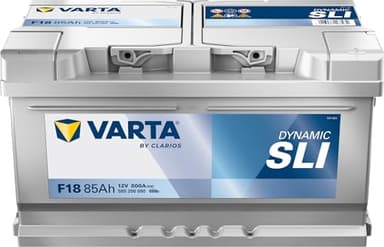Varta Silver Dynamic F18 Batterie Voitures, 12 V 85Ah 800 Amps (En)