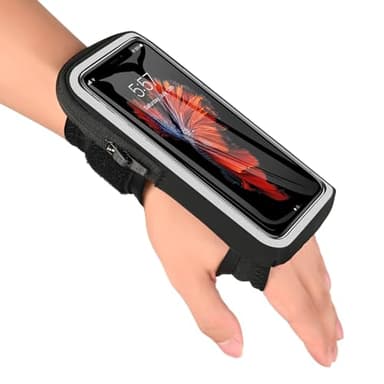 Guzack Brassard Telephone Sport Portable 2 en 1 Brassards Running Poignet et Bras Armband pour iPhone 16 15 14 13 Pro Max Samsung Galaxy S25 S24, 6.9" Jogging Cyclisme Porte Telephone Course a Pied