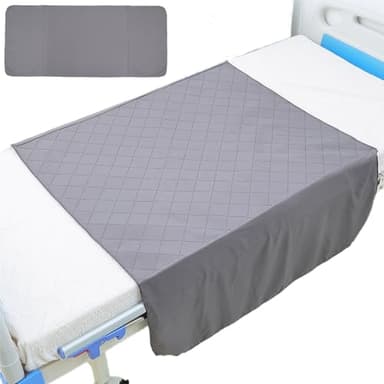 Tapis de Lit Lavable,Alèse de Lit Imperméable à Ailettes,Alèse Imperméable,Alèse Imperméable Incontinence,Alèses de Lits Imperméables,Draps D'incontinence pour Adultes ou Enfants,110 * 90cm