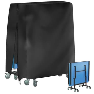 Housse de protection pour table de ping-pong, 165 x 70 x 185 cm, housse de protection Oxford imperméable pour table de ping-pong, housse de protection pour table de ping-pong, housse de protection