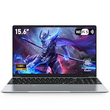 NAIKLULU 15.6 Pouces Ordinateur Portable Gaming 2025, R7 5700U Processor (1,8 à 4,3 GHz) 16GB RAM 1TB SSD Gaming Laptop Pc Portable, Gamer Computer Clavier Complet Rétroéclairé/Type-C/6000MAh/46.2Wh