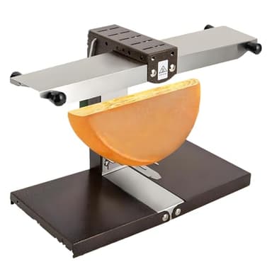 DNEPEI Appareil à raclette Traditionnel français pour Quart de meule,Grill de Table 4 Personnes avec résistances réglables,Pliable et Interrupteur de sécurité pour Une expérience culinaire optimale