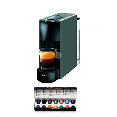 Nespresso Mini-machine à café à capsules Krups XN110BRD Essenza | 0,6 L | 19 bars | mode économie d'énergie | gris | classe énergétique A