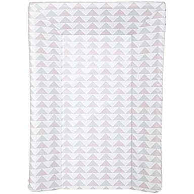 babyCalin Matelas à Langer motifs géométriques rose/gris - 50x70cm