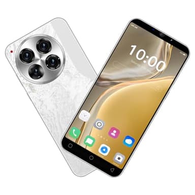 McMgc Camon30premier Téléphone Portable, 5.0 Pouces IPS Écran, 16GB ROM 128GB Extensible, Android 9.0, Dual SIM Dual Camera 3G Téléphone Pas Cher (Camon30premier-White)