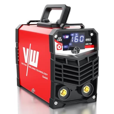 VECTOR WELDING Poste à souder à électrodes MMA 160A Mini Poste à Souder Inverter ARC avec technologie IGBT et écran LED, Soudeur Portable, ARC 160