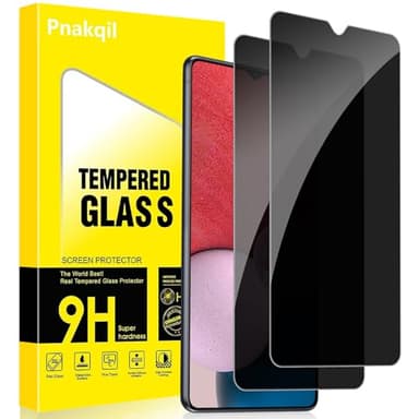 Pnakqil Verre Trempé Anti Espion pour Huawei P30 2 Pièces,Anti-Espion Film Protection écran,9H Dureté Privacy Protecteur D'écran,Anti Rayures Sans Bulles Confidentialité Vitre
