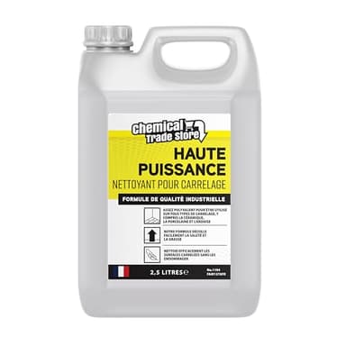 Chemical Trade Store - Nettoyant pour carrelage | Solution de nettoyage pour sols en céramique, pierre naturelle, élimination puissante de la saleté - 2,5 litres