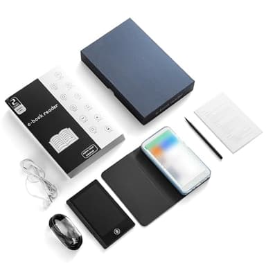 CHEOTIME E-Reader, liseuse de Livre électronique Portable de 5 Pouces avec Fonction de Tablette d'écriture Manuscrite, connectivité sans Fil à écran Clair pour la Lecture