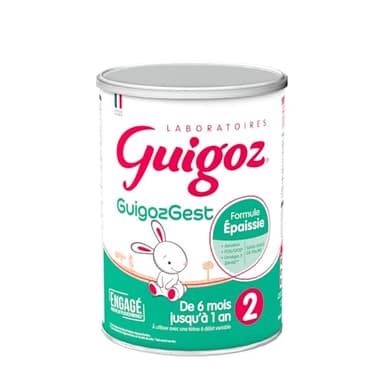 GUIGOZ GUIGOZGest 2 Lait bébé en poudre 2ème âge - de 6 à 12 mois - Boîte de 830g