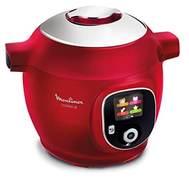 Moulinex Multicuiseur Intelligent Cookeo+ 6L 6 Modes de Cuisson 180 Recettes Préprogrammées Jusqu'à 6 Personnes Rouge CE85A510