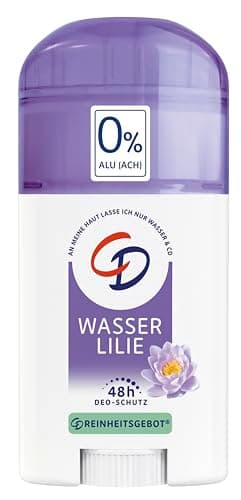 CD Déodorant stick soin nénuphar 40 ml/sans alcool et sans aluminium/après rasage 24h de protection, 40 ml