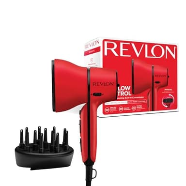 Revlon Sèche-cheveux Airflow Control || Sèche-cheveux compact avec concentrateur rotatif intégré et diffuseur pour boucles, 2000W || RVDR5320