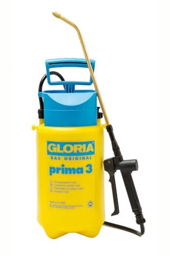 GLORIA Pulvérisateur de Jardin Prima 3 | Pulvérisateur à Pression 3L Compact et léger | Buse en Laiton réglable pour Soin des Plantes & désherbage sur Balcon et Petits Jardins