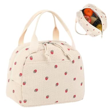 Orixo Sac Isotherme Repas 9L, Sac Repas Isotherme avec Doublure en Aluminium, Sac à Lunch Isolé en Étanche, Réutilisable Lunch Bag Isotherme, pour Bureau, École, Pique-nique et Travail