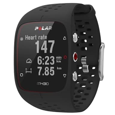 Polar M430 - Montre Running GPS avec Suivi de la Fréquence Cardiaque - d'activité 24/7 et du Sommeil, Notifications Smartphone, Programmes Course en Fonction Vos objectifs