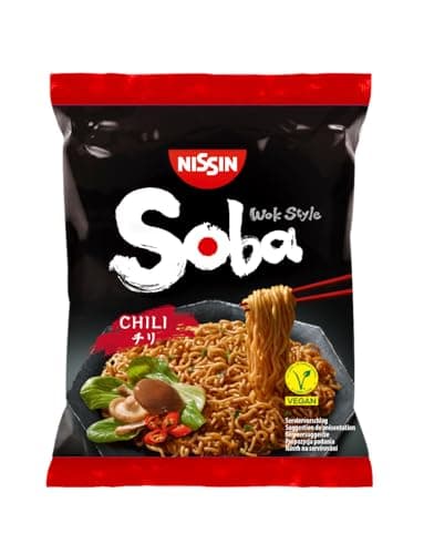 NISSIN- Soba Bag - Saveur Chili - 1 carton de 9 sachets de 111g