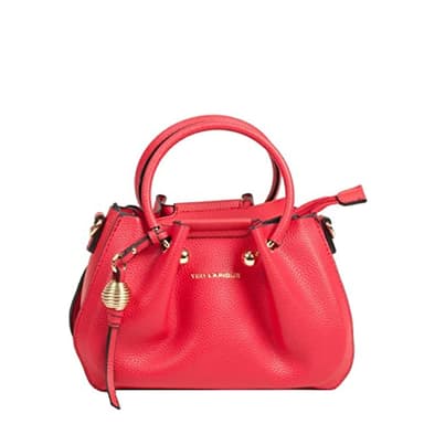 Ted Lapidus Petit sac à main format bourse rouge Gretel