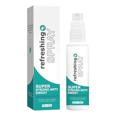 Spray Anti Transpirant Visage, 30ML Spray Anti Transpirant Visage Non Collant, Déodorant Anti Transpirants Naturel pour Femmes Hommes, Sprays Antis Transpirants Visages Fort, pour Visages & Corps