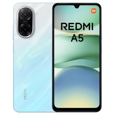 Xiaomi Redmi A5 Smartphone - 4 Go+128 Go, écran 6,5 Pouces HD+, Batterie 5000 mAh, Android 13 Go Edition, Double SIM - Bleu