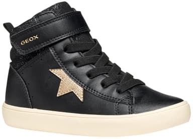 Geox J Gisli Girl Basket, Champagne Noir, 39 EU