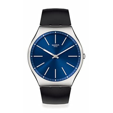 Swatch Montre Skin Irony SS07S125 FORMAL BLUE 42, bracelet