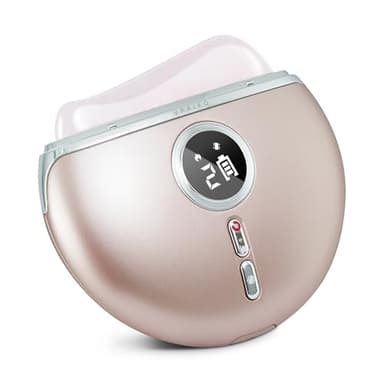 VRAIKO Outils Visage Gua Sha, Masseur Électrique Anti-Âge avec Chaleur & Vibration, Lifting Facial, Réduction des Rides et des Gonflements