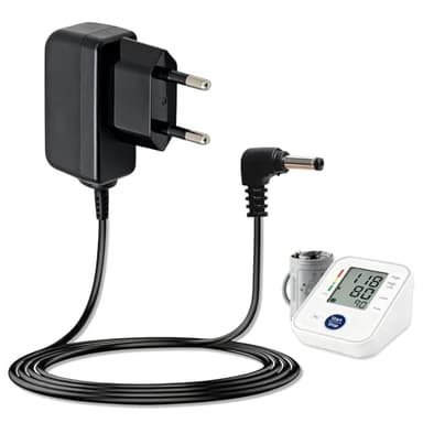 6V Alimentation Chargeur Tensiometre pour Omron, Adaptateur Secteur pour Omron HHP-CM01 M2 M3 M4 M6 M7 M2 Basic, M3 Comfort, M7 Intelli IT, X2 X3 X4 X6, X2 Basic, X7 Smart M400 M500 M700 1.5M