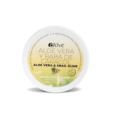 Ejove Crème Aloe Vera et à la Bave d'Escargot, 50 ml | Éclaircissement de la peau et anti-taches brunes | Anti-acné et imperfections | Crème hydratante pour visage et corps | Réduction des vergetures