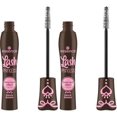 Essence - Mascara Effet Faux Cils Lash Princess - Black Brown (Lot de 2)