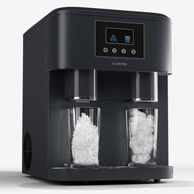 Klarstein Machine a Glacons, Machine à Glacons pour la Maison, Machine a Glacon 1.8 litres, Fonctionnement Rapide, Ice Maker 15kg de Glace, Petits et Grands Glaçons, Machines à Glaçons Autonettoyante