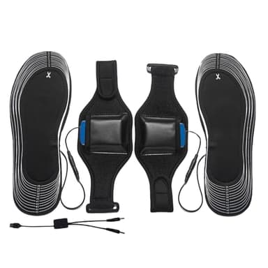 Semelles Chauffantes,Semelles Chauffantes Rechargeables,Semelles intérieures chauffantes et découpables en maille souple respirante avec chargement USB - Respirant avec batterie au Lithium 8000mah et