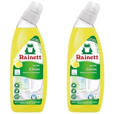Rainett Gel WC Ecologique Citron Ecolabel 750 ml (Lot de 2)