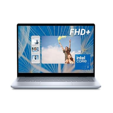 Dell Inspiron 14 7440 2-in-1 Ordinateur Portable 14" 16:10 FHD+ Tactile, Intel Core 7 150U, Intel, RAM 16Go, SSD 1To, Windows 11 Home, Clavier rétroéclairé AZERTY Français, Cloud Aluminium