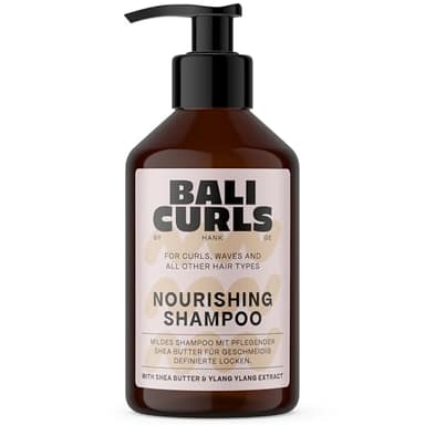 Bali Curls Shampooing nourrissant sans sulfates, parabènes et silicones – Shampooing de qualité supérieure pour boucles naturelles – 250 ml