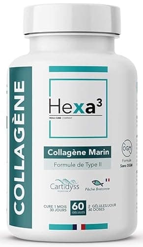 Collagène Marin type 2 labelisé Cartidyss 60 Gelules