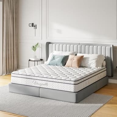 Vesgantti Matelas 80x200cm, 26cm Épaisseur, Matelas à Ressorts Ensachés Indépendant, Multicouches Extra Confort 7 Zones, Ferme Moyenne, Orthopédique, Oeko-tex (H3, Box-Top)