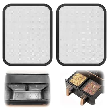 Xkzhrr Anti Projection pour Cosori Airfryer 8,5 l/Dual Blaze TwinFry 10 l, Protection Anti éclaboussures en Acier Inoxydable pour Cosori CAF-R901-AEU 8,5L, Accessoires Air Fryer