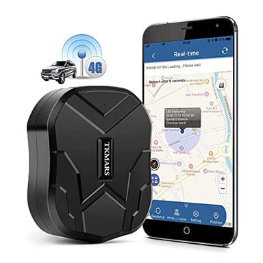 Traceur GPS Voiture 4G Étanche Antivol Batterie 10000mAh Longue Autonomie Aucune Restriction Géographique Suivi en Temps Réel Tracker GPS Puissant Aimant Espion Moto Camping Car TK905B